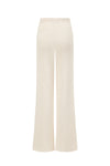 SWAYING/KNIT textured straight pants SW24SS3B11 white